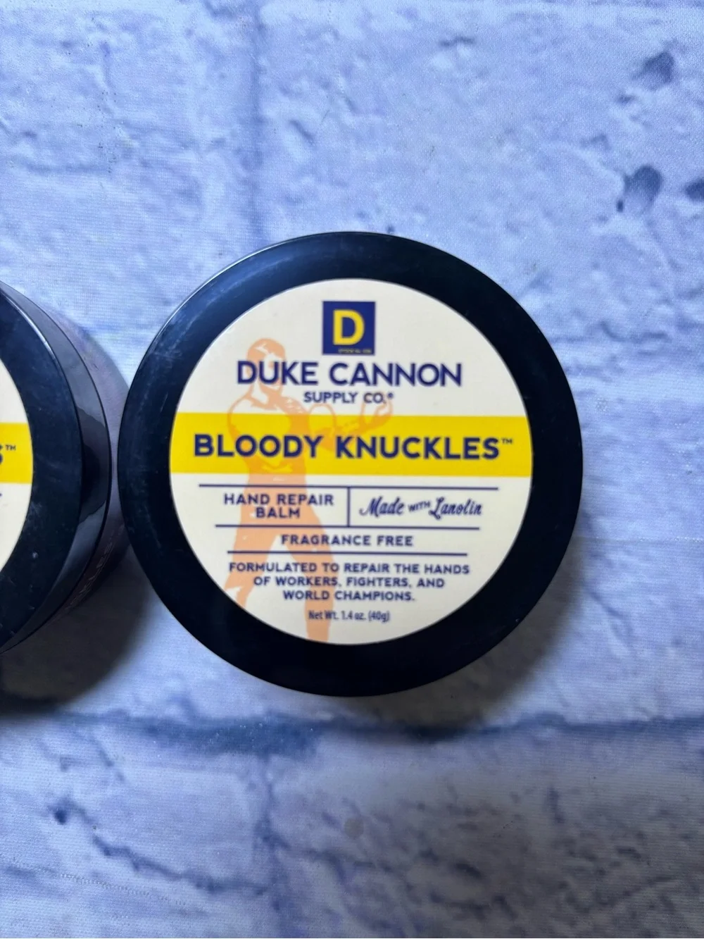 Duke Cannon Bloody Knuckles Hand Repair Balm 1.4oz each Lot Of 3 Fragrance Free.